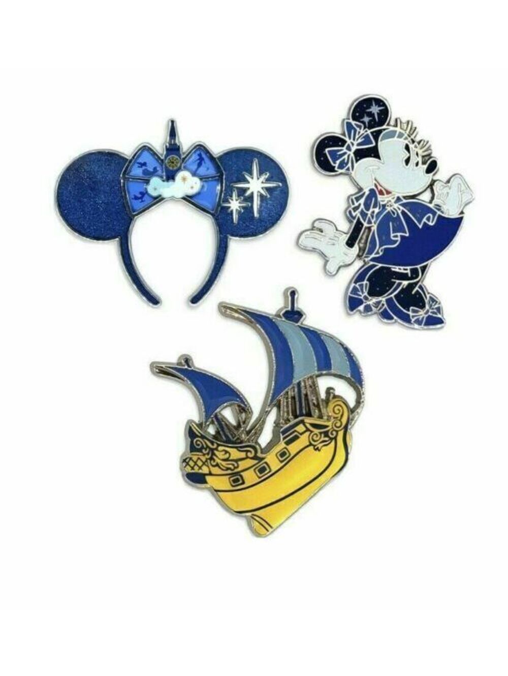 Disney Minnie Mouse Main Attraction Peter Pan’s Flight Pin Set Series Collection